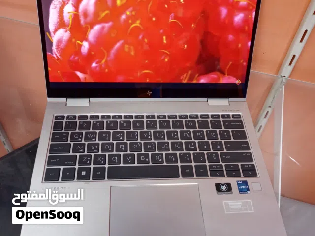 جهاز HP ELITE X360 830 G9 يدعم شريحة SIM شاشة لمس X360 معالج Core i5 الجيل الثاني عشر ذاكرة وصول عشو