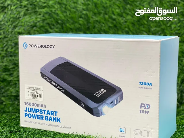 POWEROLOGY 16000mAh JUMPSTART POWERBANK