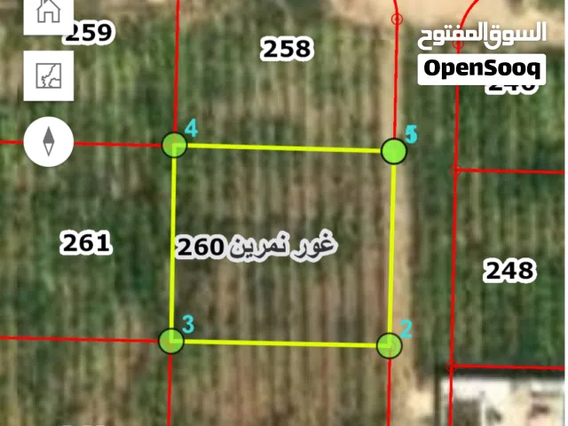 قطعة أرض سكنية للاستثمار تصلح للمزارع والشاليهات للبيع بسعر مغري جدا