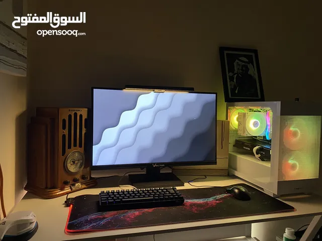 Pc بالثيم الابيض