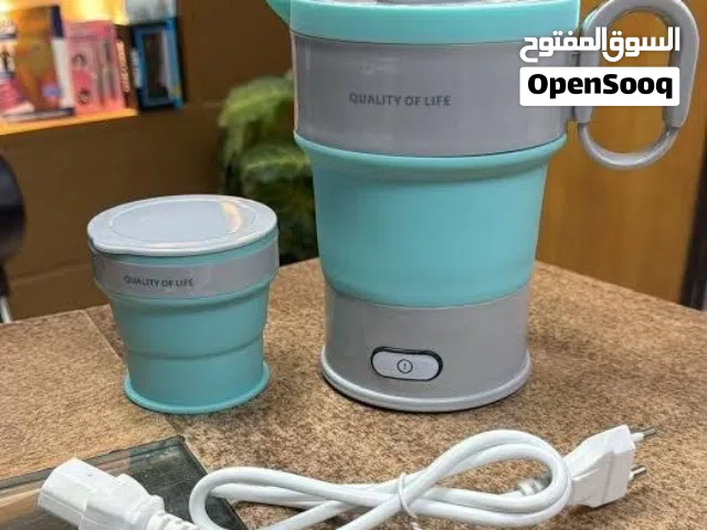 غلاية مياه كهربائية قابلة للطي +معاها كاس