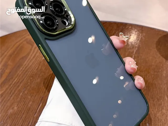 كفر موبايل ملون حواف مع حماية عدسة الكاميرا