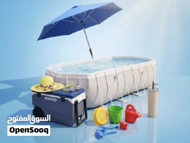 للبيع: مسبح مستطيل كبير (فئة فاخرة – موديل Ultra Frame)