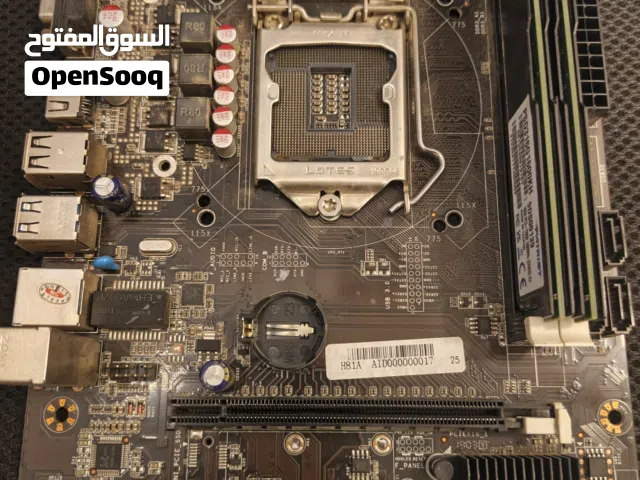 motherboard h81 4th gen +2*8 16gb ddr3 ram