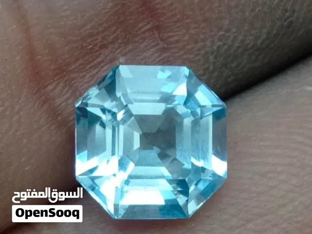 for sale Topaz 1 tablet square shape cut corners weight 3.35 ct size 8.8*8.8*5.7mm