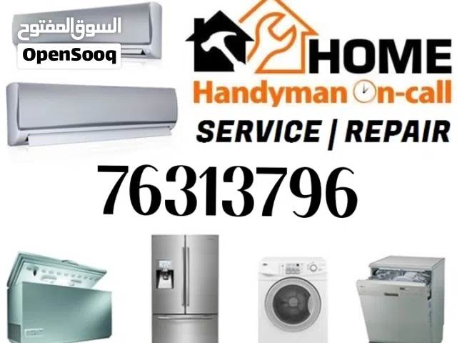 AC refrigerator and freezer full automatic washing machine repair your door step good service....