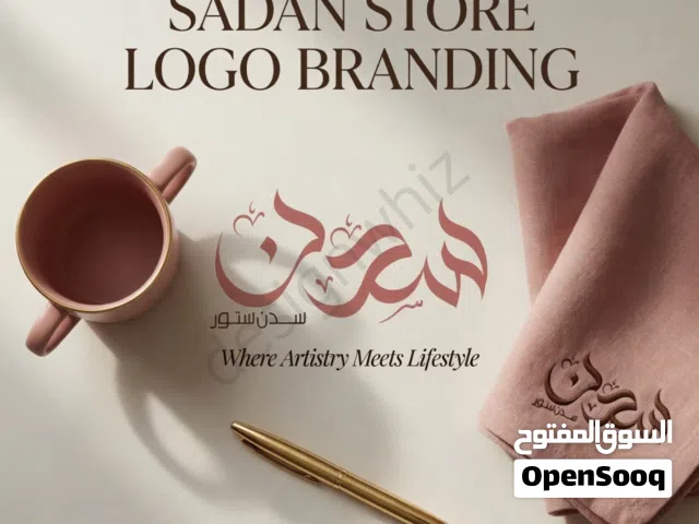 Arabic calligraphy logo design and branding design