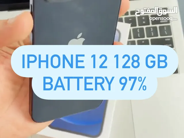  ايفون 12 ذاكرة 128 جيبي بطارية 97‎%‎