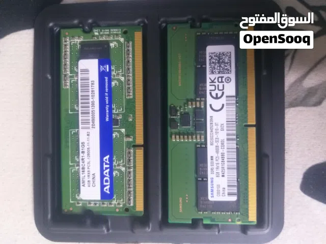 رام لابتوب Samsung 8GB DDR5 4800 جديدة