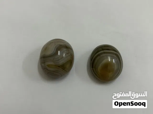 حجرين عقيق سليماني توأم مميزين جدا