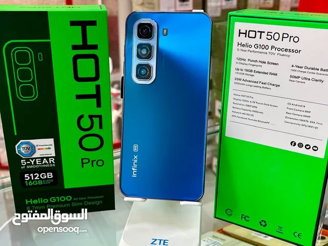 Infinix Hot 50 Pro New Box Pack 1 Year Warranty