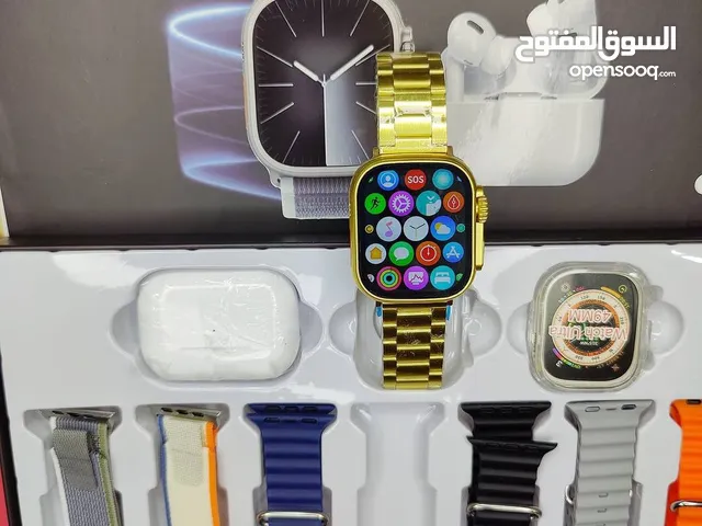 باكج H50 الذكي  ساعة أنيقة + سماعة بلوتوث بصوت نقي + 7 أساور يومية لأناقة مستمرة كل أسبوع!