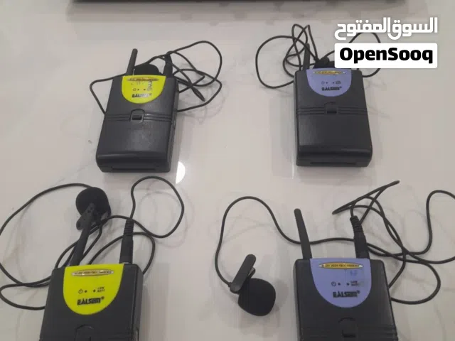 * للبيع سيستم نك مايك صوت عدد 4 ، مع الرسيفر الخاص بنك مايكات، أستخدام قليل