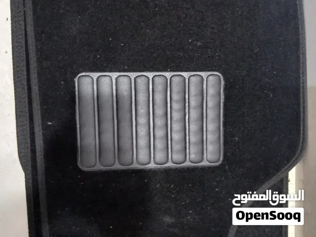 Black car mat