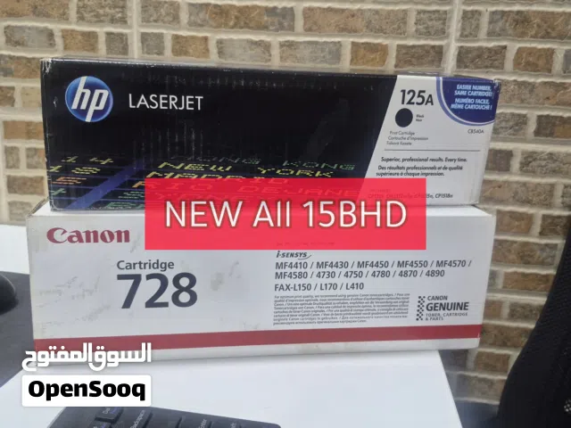New Canon and Hp Toner حبر جديد