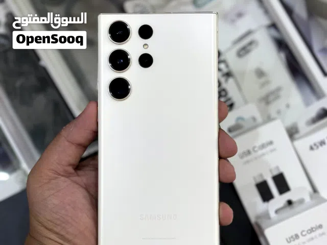 عرض خااص : Samsung S23 ultra 256gb هاتف نظيف بحالة الوكالة بدون اي شموخ أو مشاكل مع ضمان و بأقل سعر