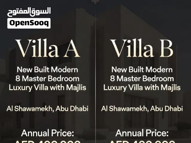 2223 m2 More than 6 bedrooms Townhouse for Rent in Abu Dhabi Al Shawamekh