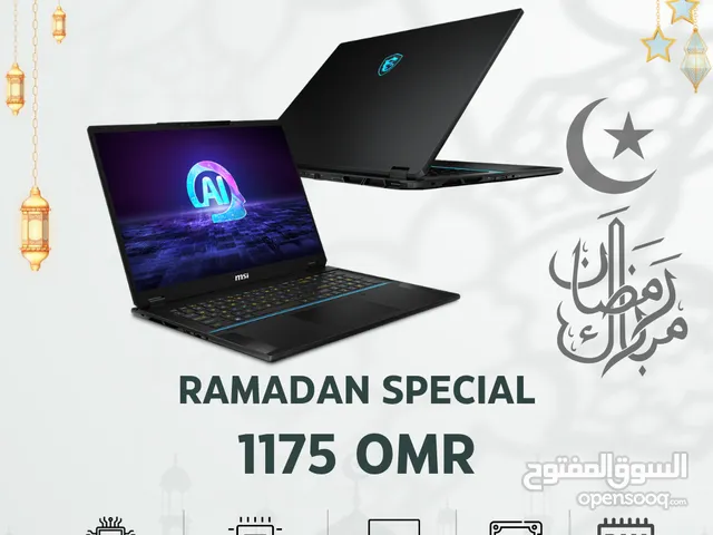 MSI Stealth 18 AI Studio A1VHG, Ultra 9 185H, 32GB DDR5 RAM, 2TB NVMe, RTX 4080 12GB, 18" 4k 240h