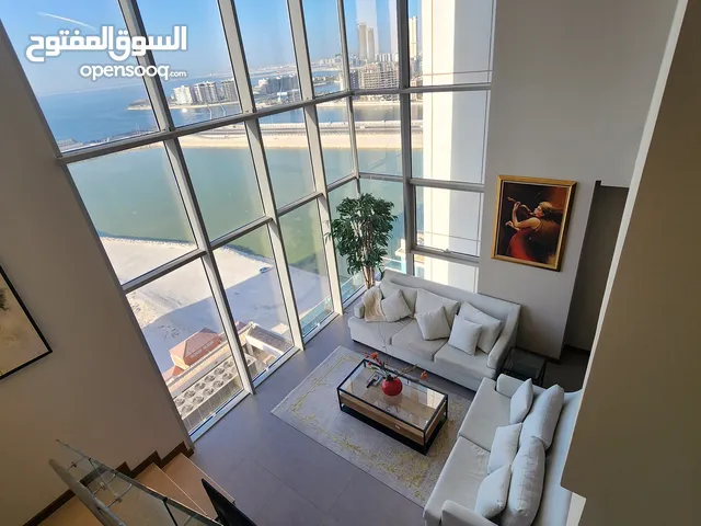 BHD 450 inclusive of EWA Duplex seaview apartment walking distance to City Centre and Seef Mall.