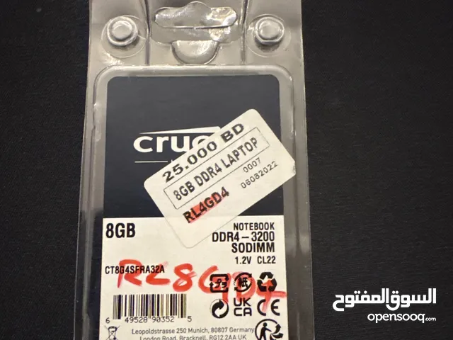 8GB Ram DDR4