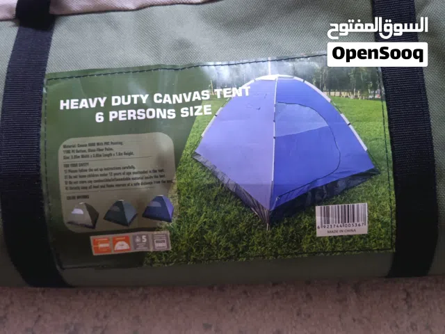 HEAVY DUTY CANVAS TENT 6 PERSON CAPACITY