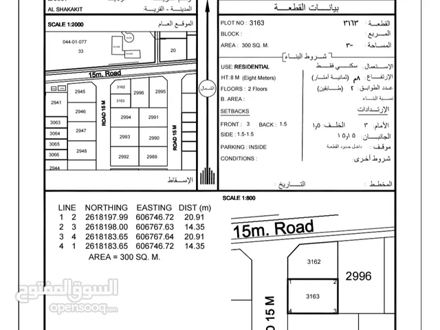 ارض سكنيه في الشخاخيط جنوب ب16.500