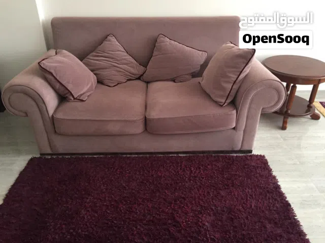 Luxury Living Room Set – Sofa + Coffee Table + Side Table + Rug  Excellent Condition