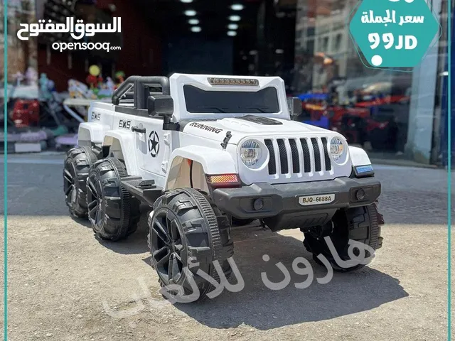 سياره 6×6 ( جامبو ) 6 دبل ماتور تناسب من عمر 1 الي 6 سنوات حسب حجم الطفل