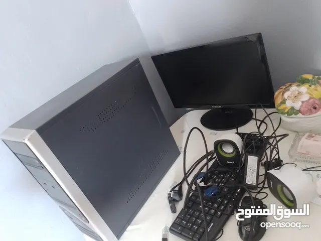 حاسوب مكتبي + شاشة Samsung+فأرة+السماعات مستعمل للبيع في صفاقس