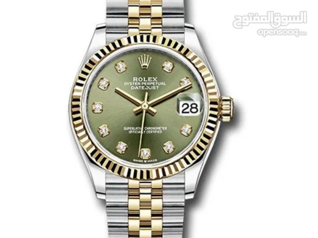 Rolex oyster perpetual datejust 31mm ,olive green dial