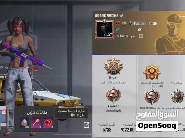 Pubg Accounts and Characters for Sale in Tripoli