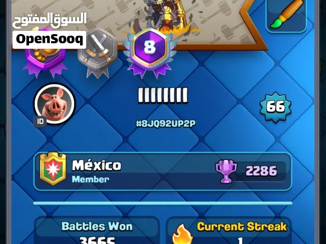 حساب كلاش رويال نادر