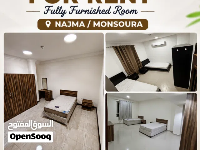 Single and two person room for rent sharing flat