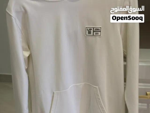 medium sized white hoodie