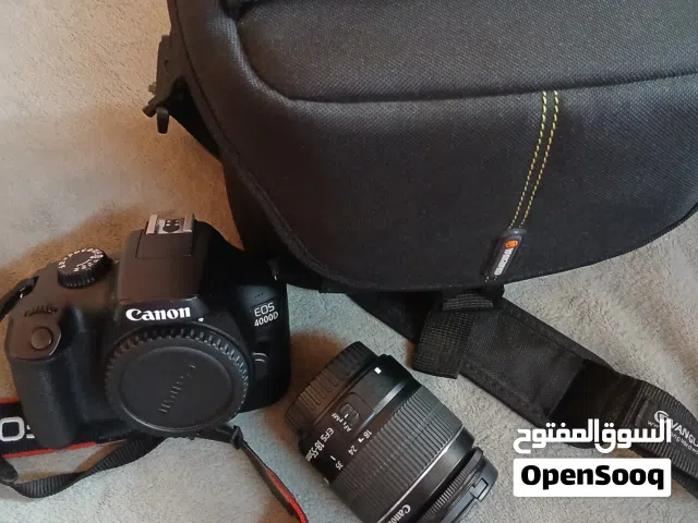 للبيع كاميرا Canon EOS 4000D مع عدسة وحقيبة أصلية