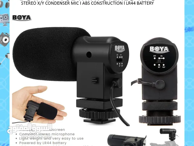 Boya BY-V01 Mini Stereo Mic ll Brand-New ll
