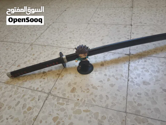 سيف تانجيرو مع مجسم السيف جديد ولا استعمال واحد