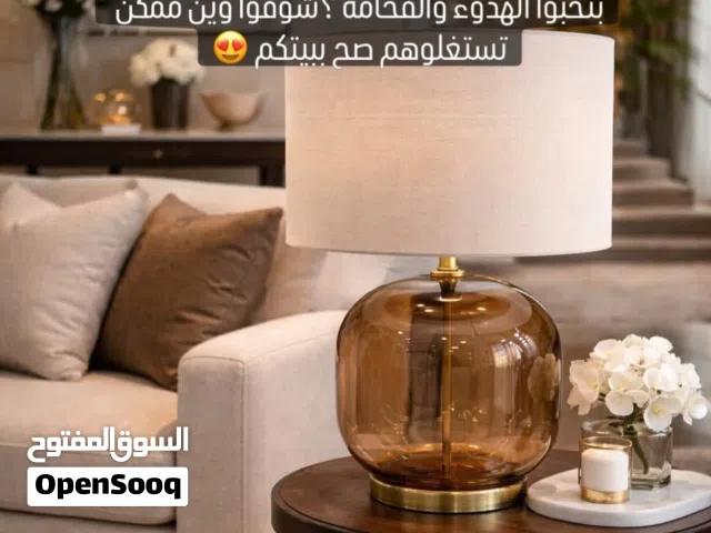 تيبل لامب تشكيلة جديدة  تصميم راقي وإضاءة ناعمة بتعطي لمسة فخامة ود