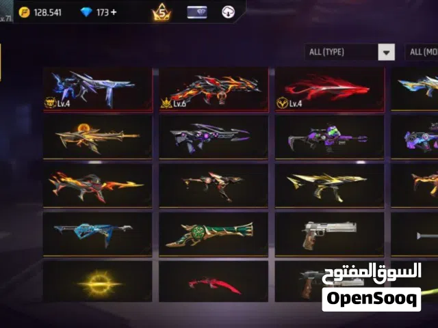 Free Fire Accounts and Characters for Sale in Settat