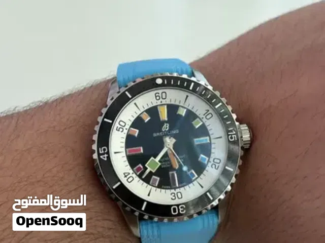 ساعة breitling ازرق كوبي وان طبق الاصل  اعاى نسخة تقليد