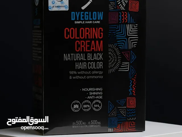 DYE GLOW BLACK HAIR COLOR CREAM 500ml