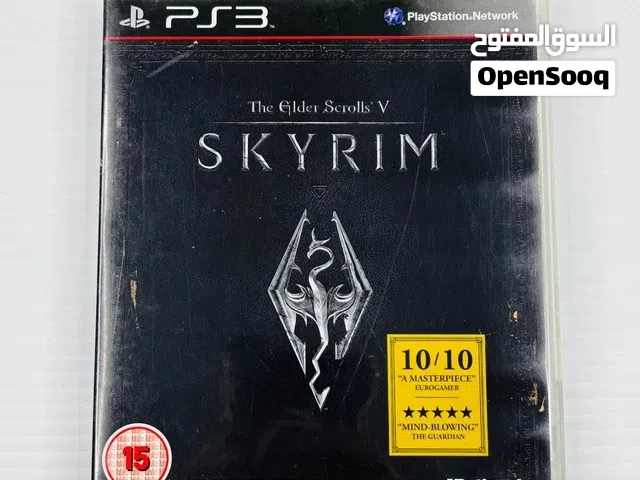 لعبة skyrim شبه جديدة خبش لا ربي يبارك