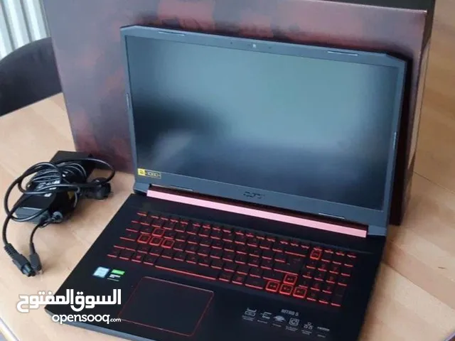 لابتوب Nitro5 للكيمنك وبرامج قويه هارد 1 تيرا +128 كرت شاشه GTX1050 Ram:16GB