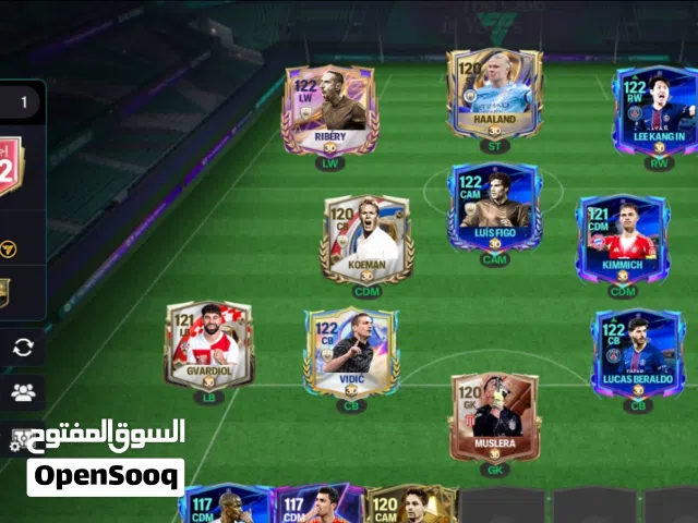 حساب فيفا موبايل 26 اوفر 122 جواهر 250 الف و 350 مليون كوينز معاه ايميل مستقل EA account