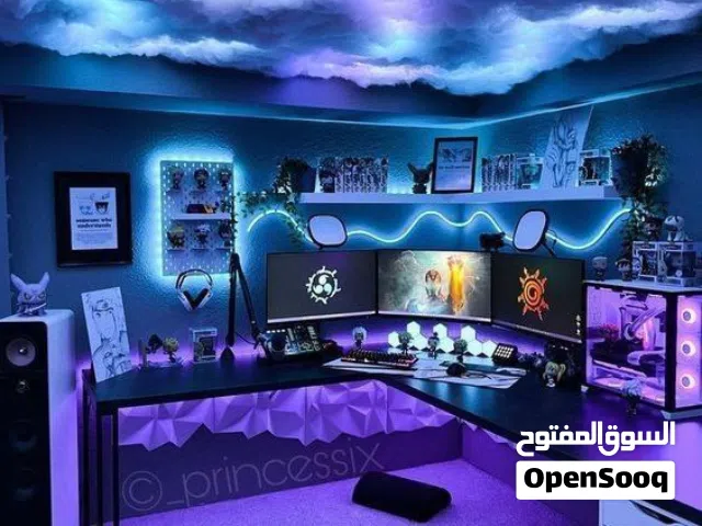 Gaming Room Decoration & RGB Lighting in Muscat تزيين غرف الألعاب وإضاءة RGB في مسقط