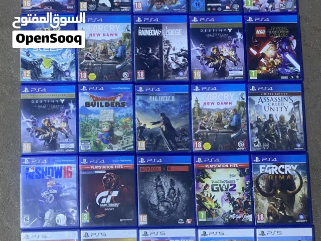 دسكات ps4 و ps5 مستعملة