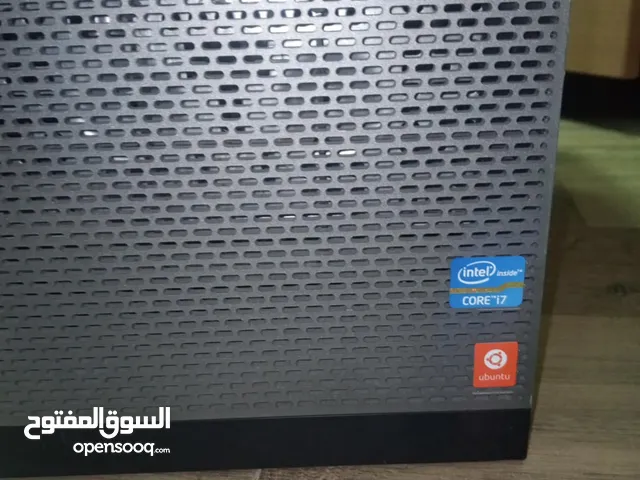 كمبيوتر HP مع شاشه وكيبورد وماوس وماوس باد