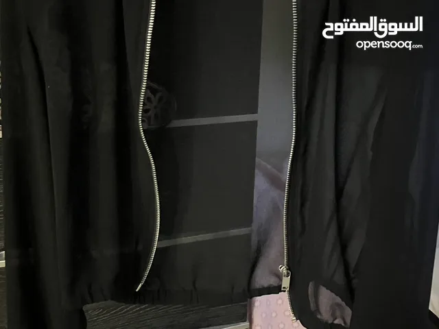 H&M mesh crop jacket جاكيت كروب شبكي أسود من H&M