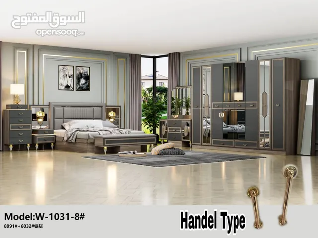 BIG BEDROOM SET 10 PCS WITH MATTRESS WITH FITTING/ غرف نوم مع دوشج مع ترکيب اشرہ قطع