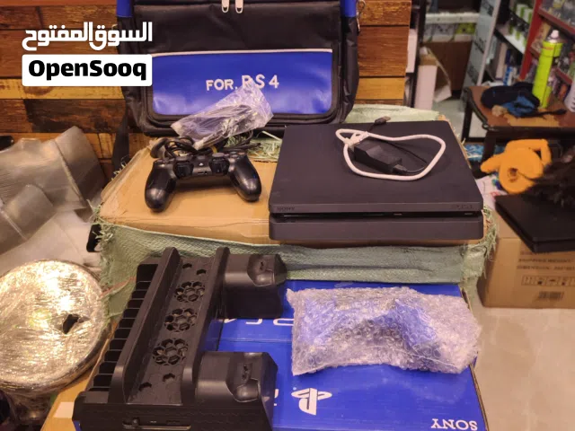 بلي4 سلم مهكر هارد 500 جوستك اصلي مع جوستك تجاري مع ستاند مراوح وجنطة ..